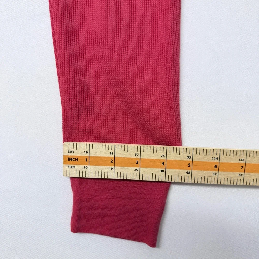 Old Navy Mens Red Waffle Knit Thermal Leggings Long Johns Size L 609806-18-1